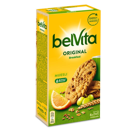 Belvita breakfast ciastka zbożowe z musli 300 g BelVita