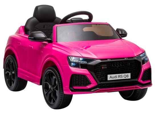 Bemi, Pojazd na akumulator, Audi RS Q8 2 Silniki 12V Różowe Bemi