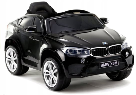 Bemi, Pojazd na akumulator, Auto BMW X6 2 Silniki 2x6V Czarne Bemi