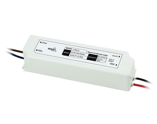 BEMKO B42-LDS036 ZASILACZ ELEKTRONICZNY LED HERMETYCZNY IP67 12V 36W BEMKO