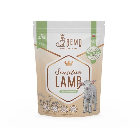 Bemo Sensitive Lamb - hipoalergiczna karma sucha dla psa z jagnięciną  1kg S/M Inny producent