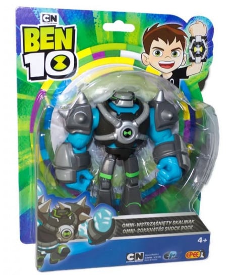 Ben 10, figurka podstawowa z akcesoriami Omni Wstrząśnięty Skalniak Epee