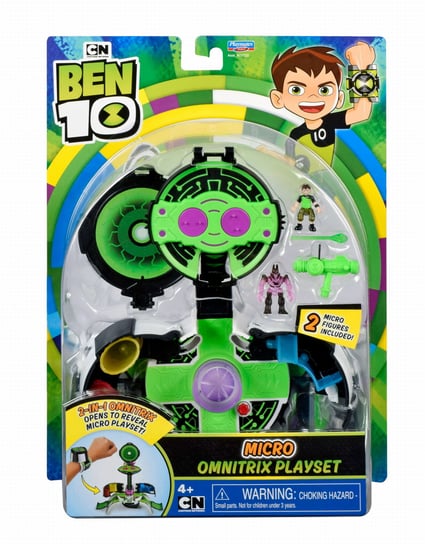 BEN 10 Omnitrix Micro 2 w 1 Figurki BEN10 Zielony Ben 10