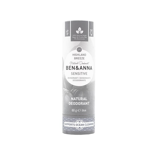 Ben&Anna Naturalny dezodorant bez sody Highland Breeze - 60 g Ben&Anna