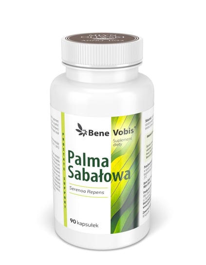 Bene Vobis, Palma Sabałowa (Saw palmetto) - 45% kwasów tłuszczowych - Suplement diety, 90 kaps. Młyn Oliwski