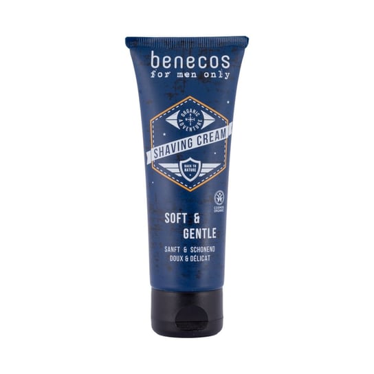 Benecos, For Men Only Shaving Cream naturalny, krem do golenia, 75 ml BENECOS