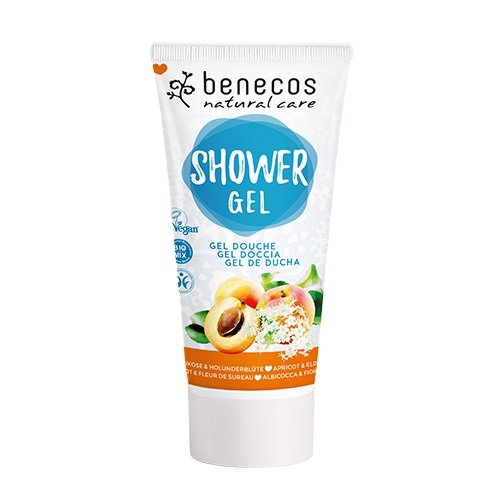 Benecos, żel pod prysznic z morelą i kwiatem czarnego bzu, 200 ml BENECOS