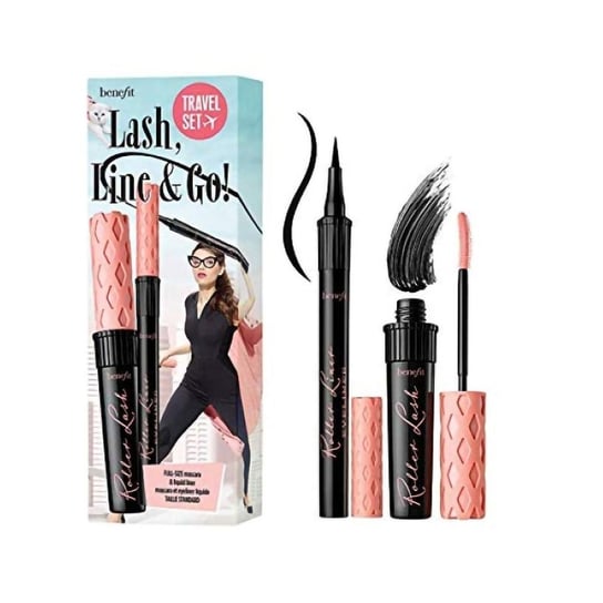 Benefit, Lash Line & Go Travel Set, Zestaw kosmetyków do makijażu, 2 szt. Benefit