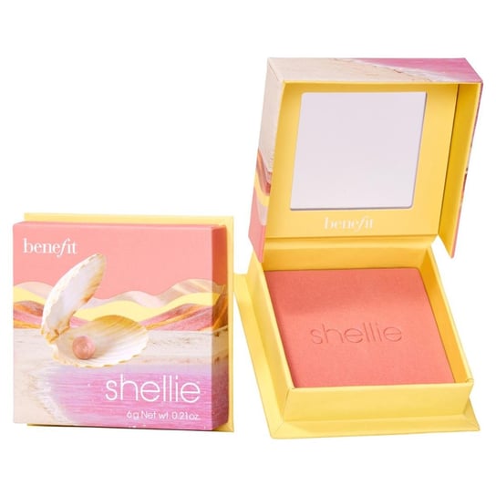 Benefit, Shellie Warm-Seashell Pink Blush, Miękki róż w pudrze 6g Benefit
