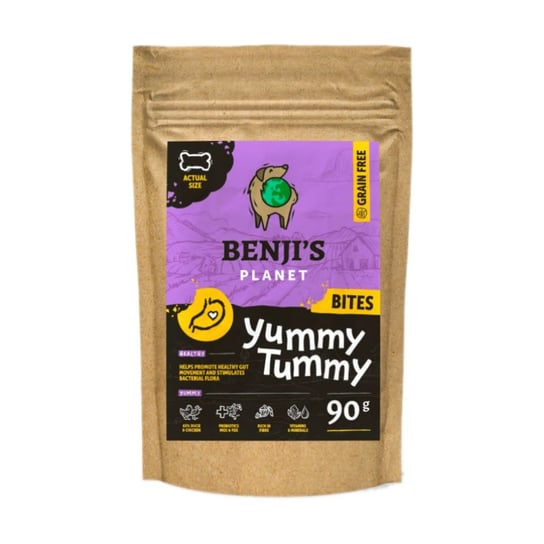 Benji's Przysmak na trawienie Yummy Tummy 90g Benji’s Planet