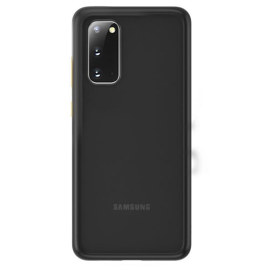 Benks Magic Smooth TPU+PC Hybrid Case - Samsung Galaxy S20 (Black+Yellow) Benks
