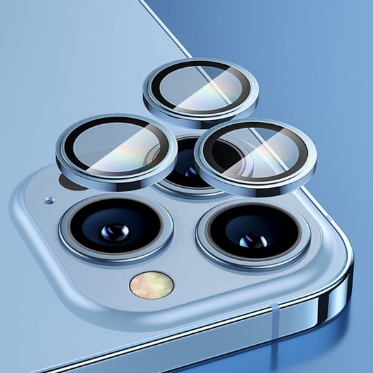 Benks x Corning szkło na aparat do iPhone 13 Pro/Pro Max (Blue) Benks