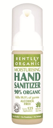 Bentley Organic, antybakteryjna pianka do mycia rąk bezzapachowa, 50 ml Bentley Organic
