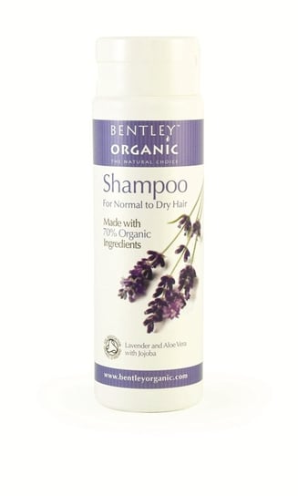 Bentley Organic, szampon do włosów normalnych i suchych z lawendą, aloesem i jojobą, 250 ml Bentley Organic