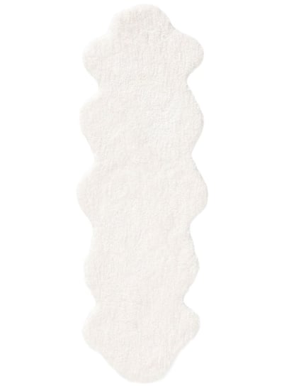 Benuta, Dywan shaggy Cloudy Styl Glamour, Kremowy, rozmiar 60x170 cm Benuta