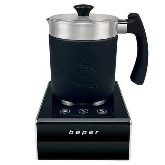 BEPER Automatyczny magnetyczny spieniacz do mleka do cappuccino, herbaty, gorącej i zimnej czekolady, naparów i produktów liofilizowanych Inna marka