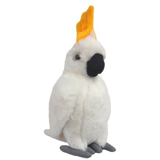 Beppe, Maskotka Papuga Kakadu, białe, 33 cm Beppe