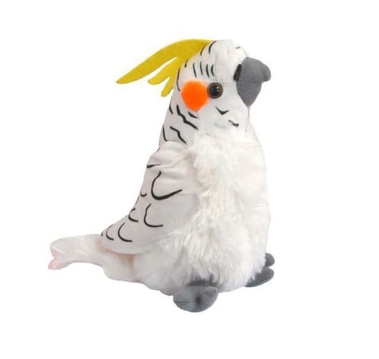 Beppe, Maskotka, Papuga nimfa, 17 cm, biały Beppe