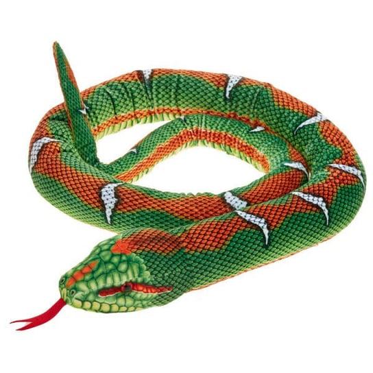 Beppe, Maskotka Wąż zielony, 180 cm Beppe