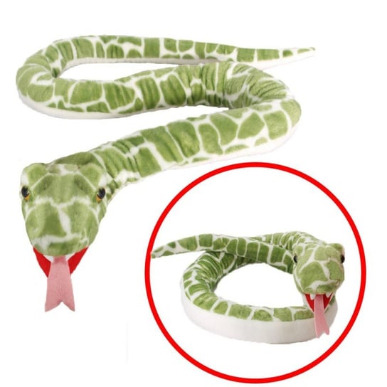 Beppe, pluszak, Wąż zielony, 142 cm Beppe