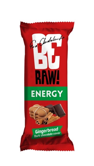 BeRaw, baton Energy o smaku piernikowym, 40 g Purella Superfoods