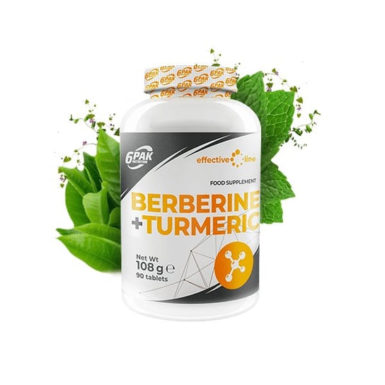 BERBERINE + TURMERIC 90 tab - 108 g - 6PAK NUTRITION 6PAK NUTRITION