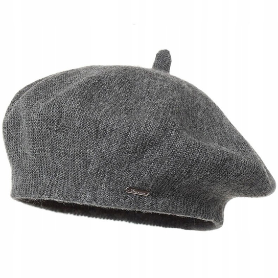 Beret damski MICHELE Grafit Pawonex