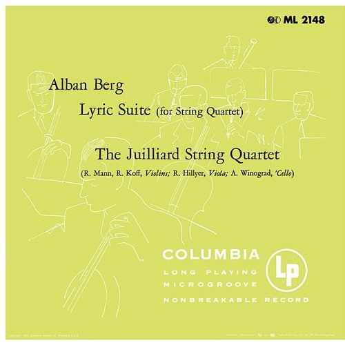 Berg: Lyric Suite - Ravel: String Quartet in F Major Juilliard String Quartet