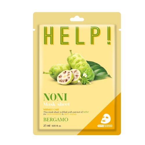 Bergamo Help Sheet Mask , Maska do twarzy z Noni, 25 ml Bergamo