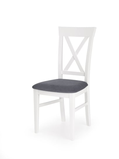 Bergamo Krzesło Biało-Popielate (1P=2Szt) Halmar
