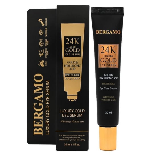 Bergamo, Luxury Gold, Serum pod oczy, 30 ml Bergamo