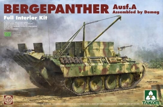Bergepanther Ausf. A (Full Interior Kit) 1:35 Takom 2101 Takom