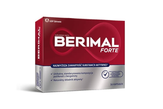 Berimal Forte, suplement diety, 30 kapsułek USP Zdrowie