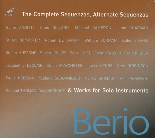 Berio: The Complete Sequenzas & Works For Solo Instruments Various Artists