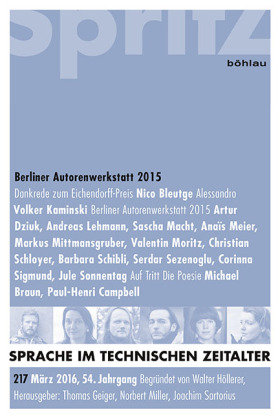 Berliner Autorenwerkstatt 2015 Bohlau-Verlag Gmbh, Bhlau Verlag Gmbh&Cie