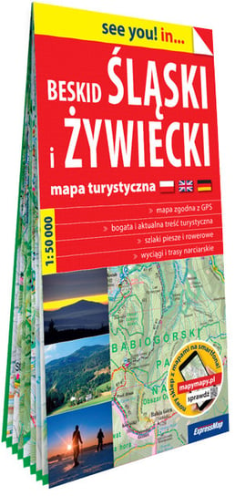 Beskid Śląski i Żywiecki. Mapa turystyczna 1:50 000 Opracowanie zbiorowe