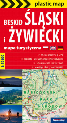 Beskid Śląski i Żywiecki. Mapa turystyczna 1:50 000 Opracowanie zbiorowe