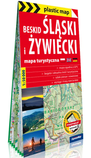 Beskid Śląski i Żywiecki, Pasmo Babiogórskie. Mapa turystyczna 1:50 000 Opracowanie zbiorowe