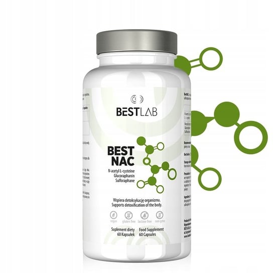Best Lab BestNAC N-acetylo L-cysteina, Suplement diety, 60kaps. Inna marka