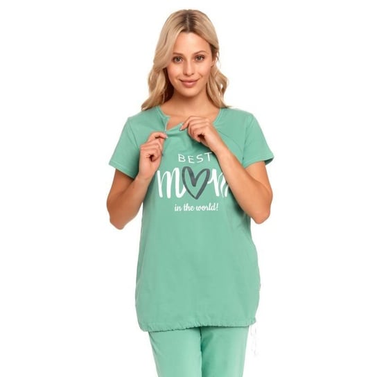 Best mom - zielona piżama idealna w ciąży i do karmienia doctor nap -xl Inna marka