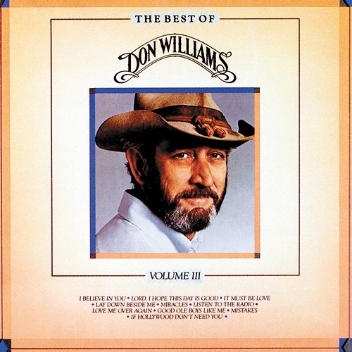 Best Of Don Williams Volume III Don Williams