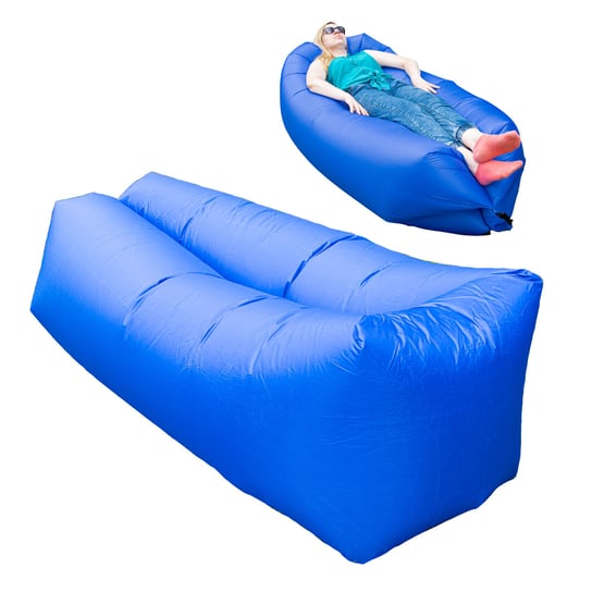 Bestomi, Sofa pompowana, Lazy Bag Air, niebieski, 185x85x40 cm Bestomi
