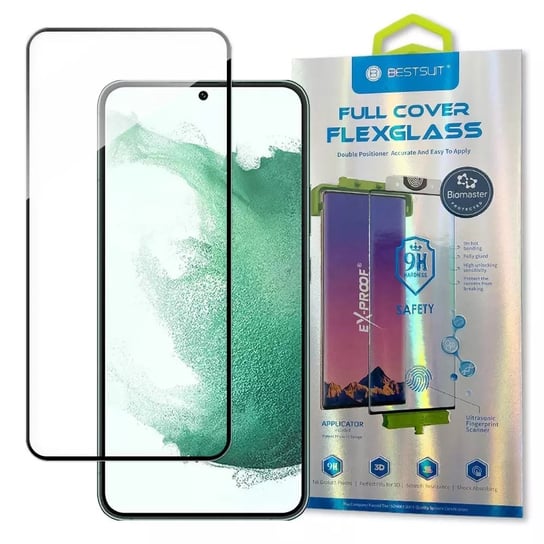 Bestsuit 3D Edge Nano Flexi Glass Folia Szklana Szkło Hartowane Na Cały Ekran Z Ramką Samsung Galaxy S22+ (S22 Plus) Przezroczys 4kom.pl