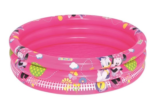 Bestway, basen dziecięcy, pompowany, okrągły, Minnie&Daisy, 102x25cm Bestway