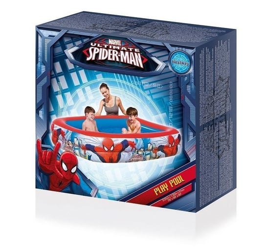 Bestway, basen dziecięcy, pompowany, prostokątny, Spider Man, 51x150x201cm Bestway
