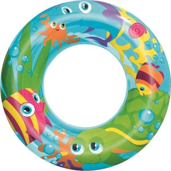 Bestway, koło do pływania Designer Swim Ring - Fish, 56 cm Bestway