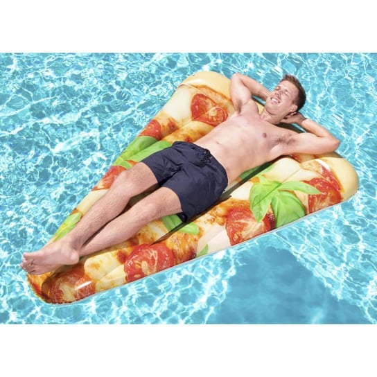 Bestway Materac do pływania w basenie Pizza Party, 188 x 130 cm Inna marka