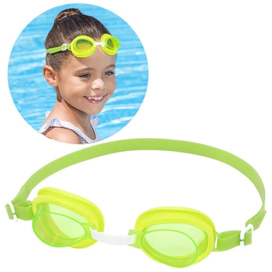 Bestway zielone okularki gogle do pływania 21002 Bestway