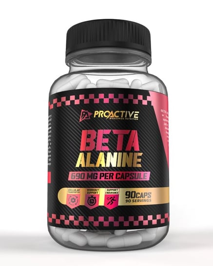 BETA ALANINA 690mg - aminokwasy - ProActive - 90 kapsułek Proactive