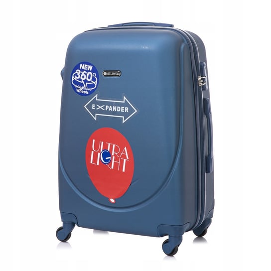BETLEWSKI duża walizka pojemna na 4 kółkach bagaż Betlewski